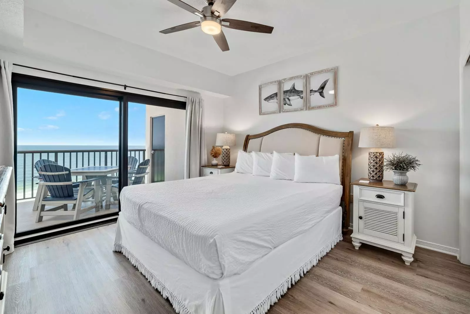 ocean view bedroom
