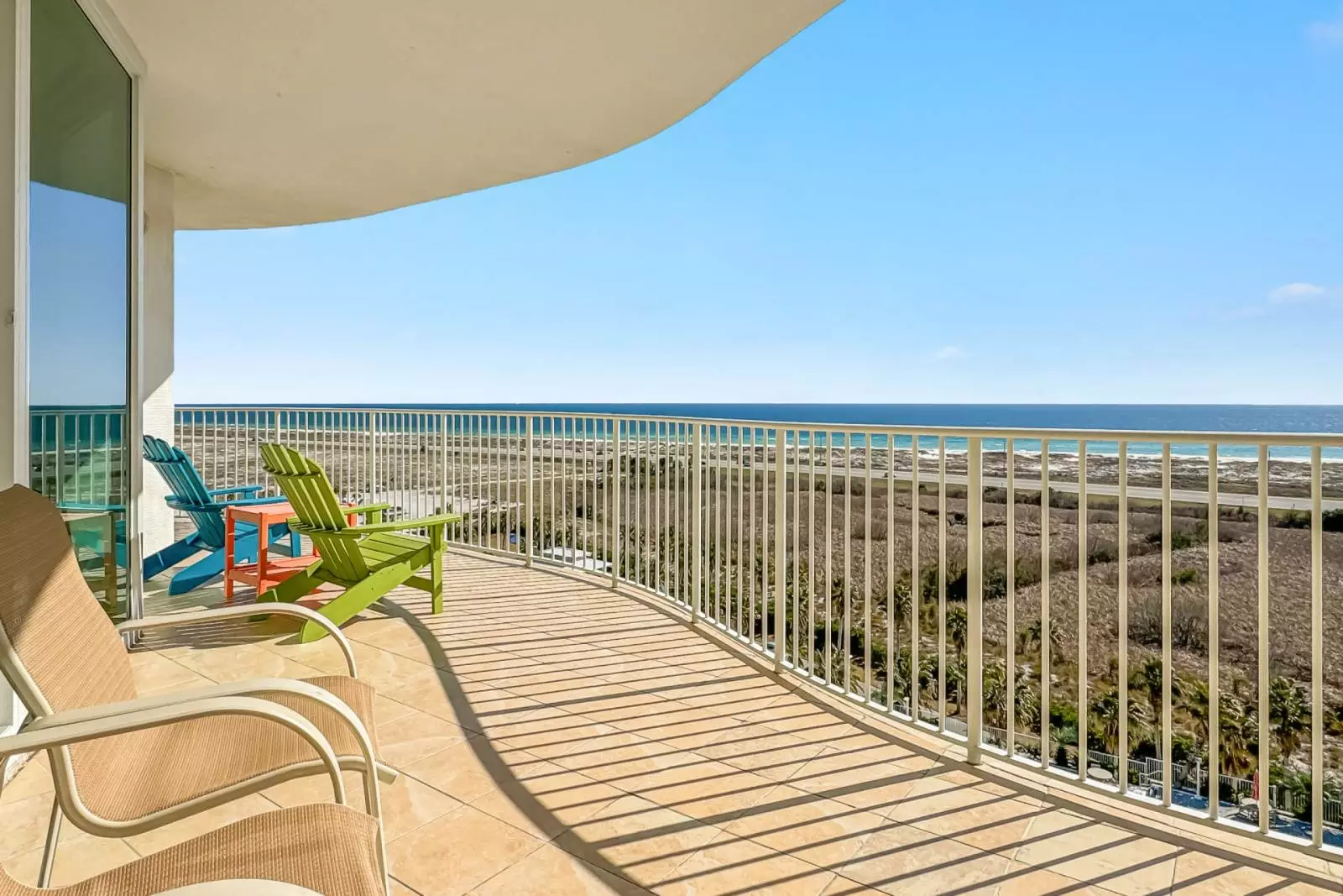 ocean view from balcony