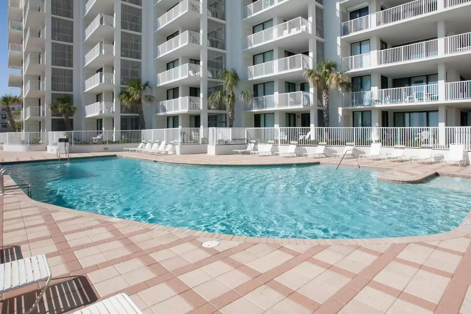 Alternative view of community pool