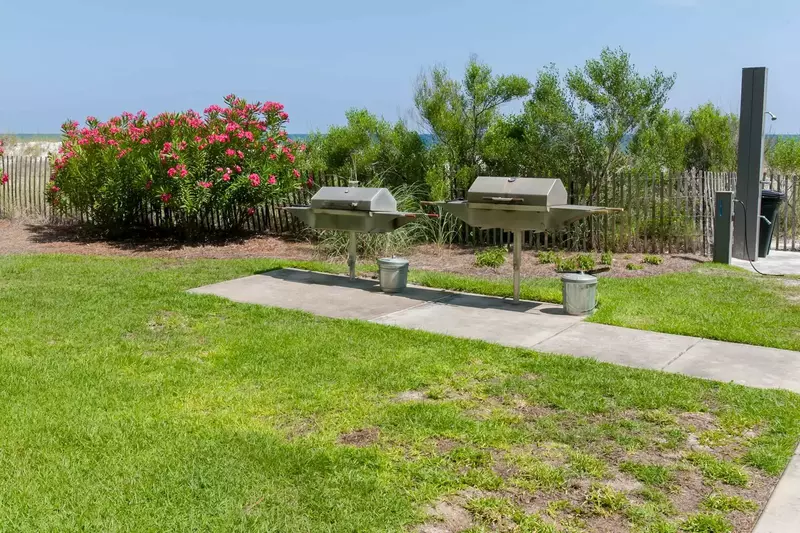 Community grill area