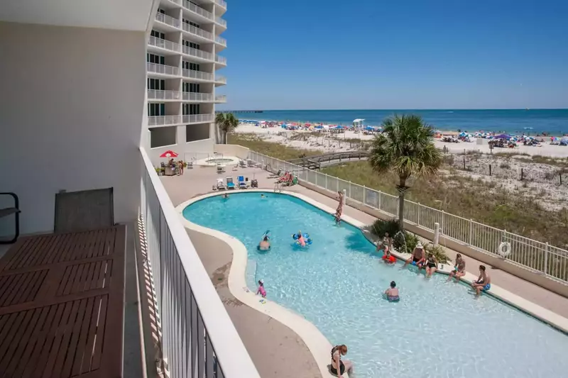 Outdoor community pool