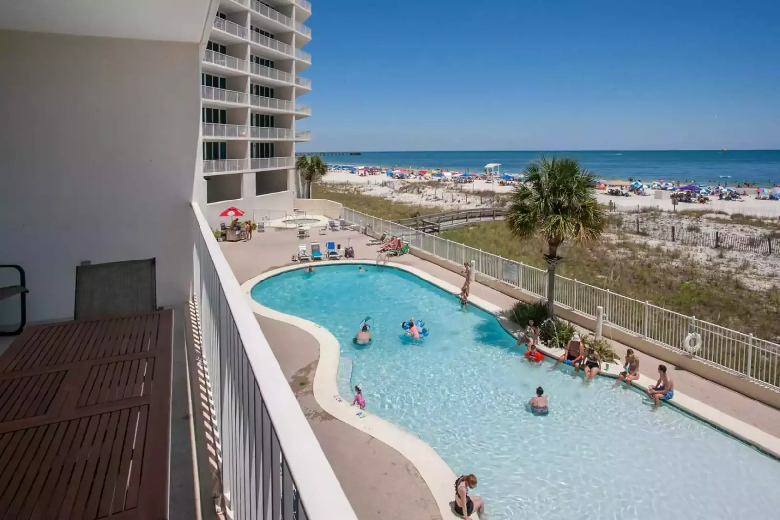 Outdoor community pool