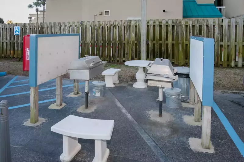 Grill and picnic area