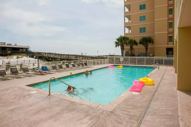 Community pool at Boardwalk Condominiums