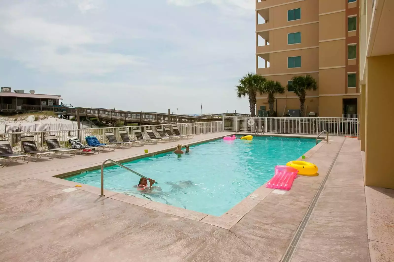 Community pool at Boardwalk Condominiums