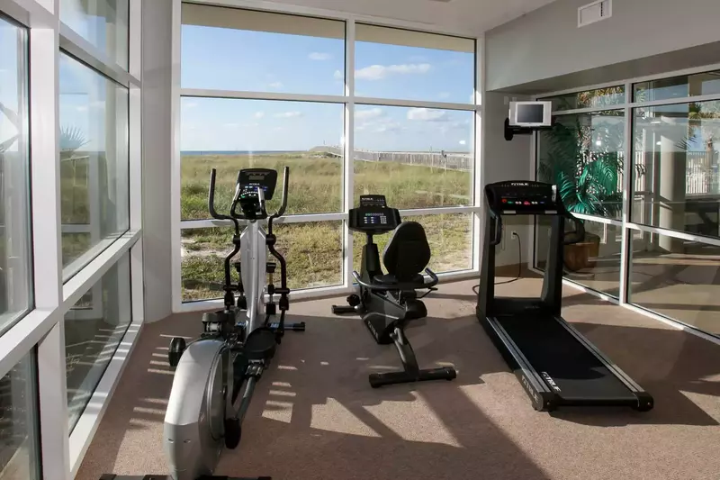 Fitness center cardio machines