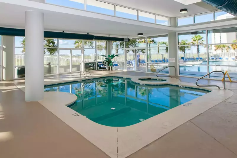 Alternate view indoor pool and hot tub