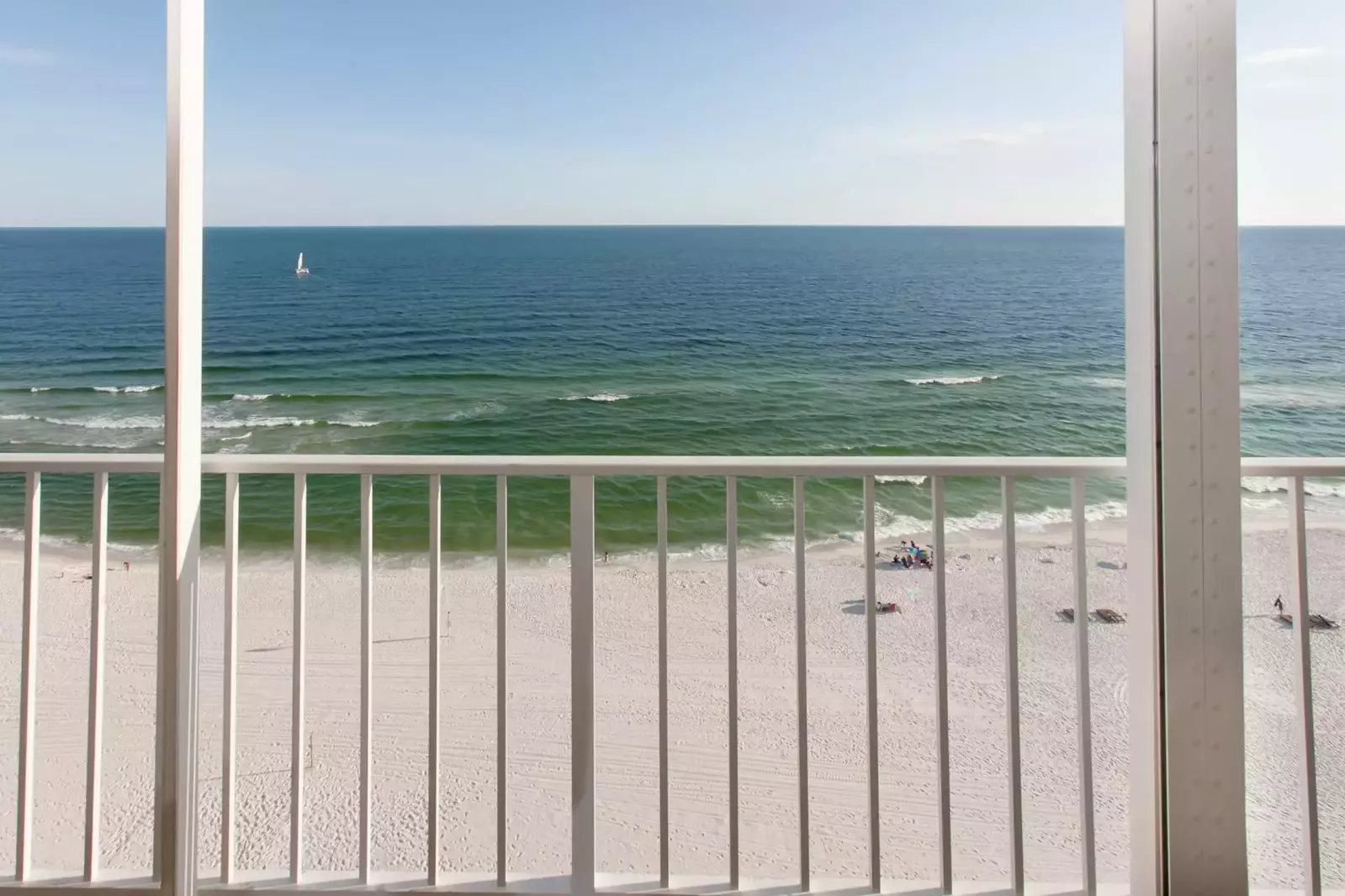 Beautiful views of the beach and the Gulf