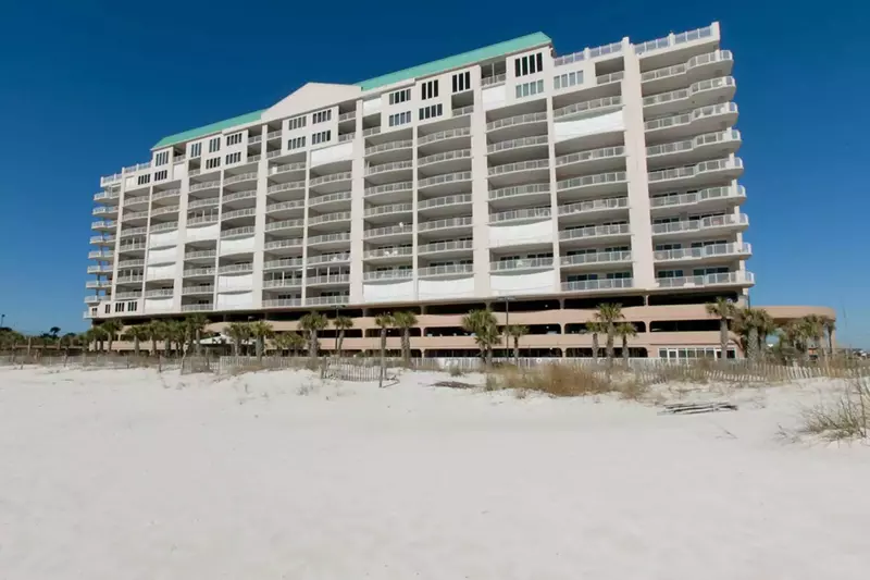 Regency Isle from the beach