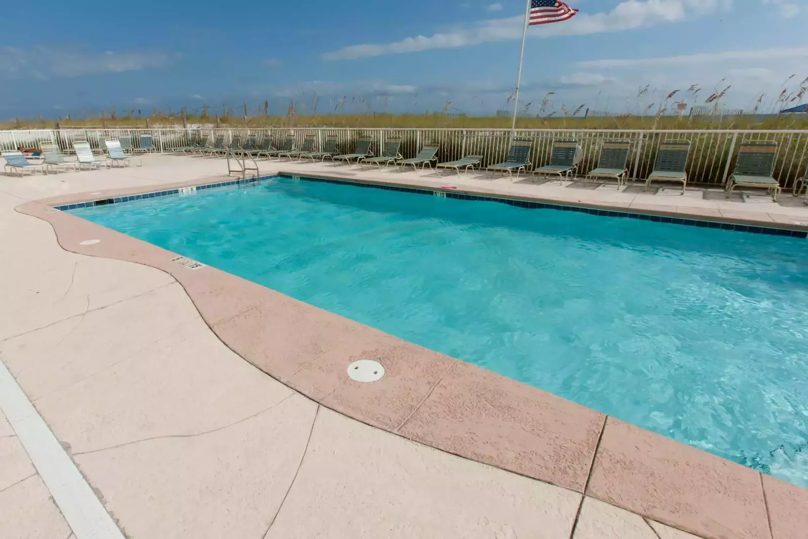 Community outdoor pool.