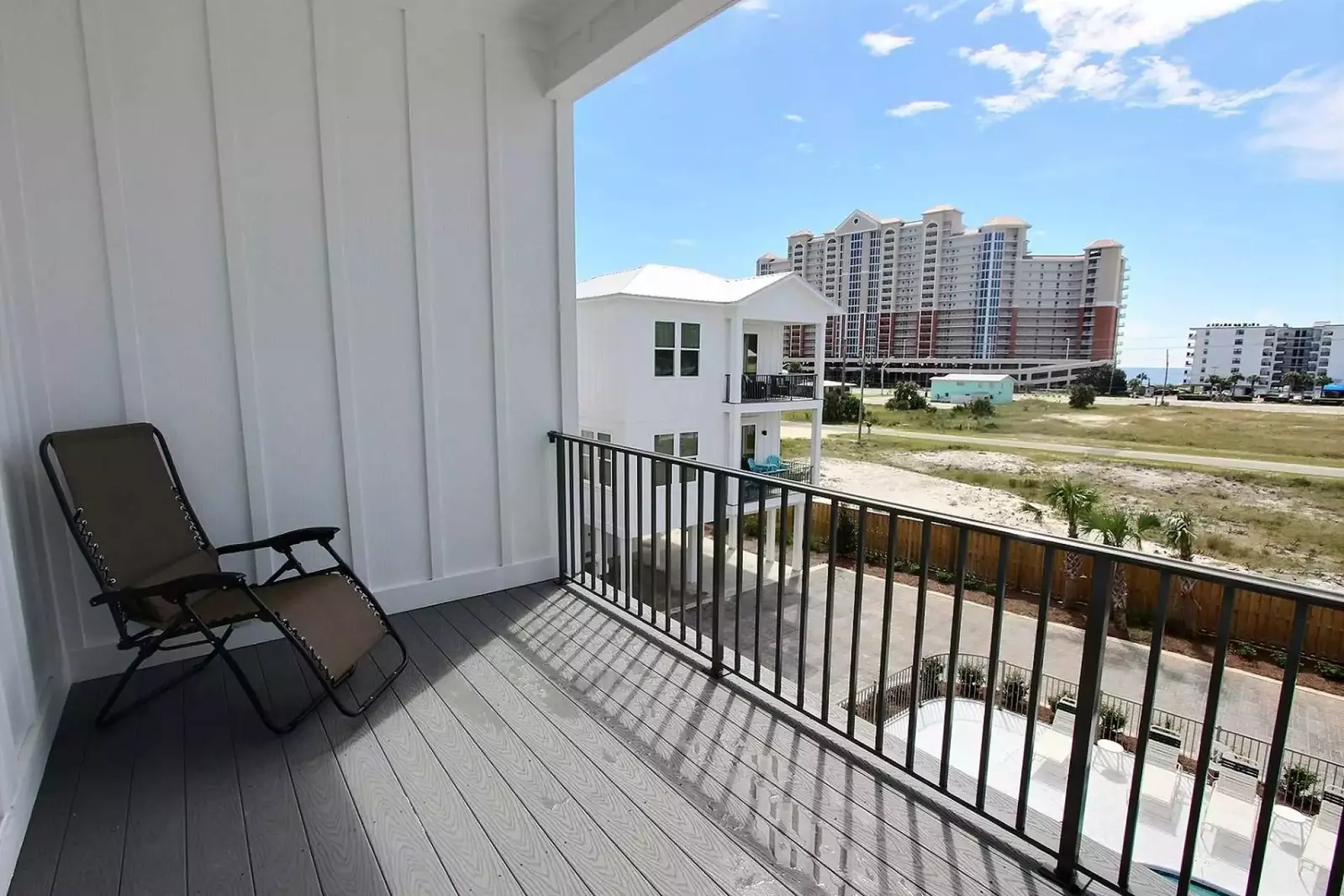 Gulf view from upper balcony