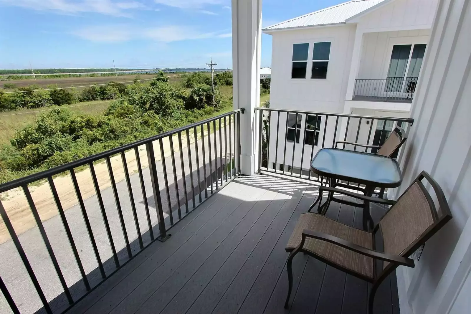 Private balcony overlooking community