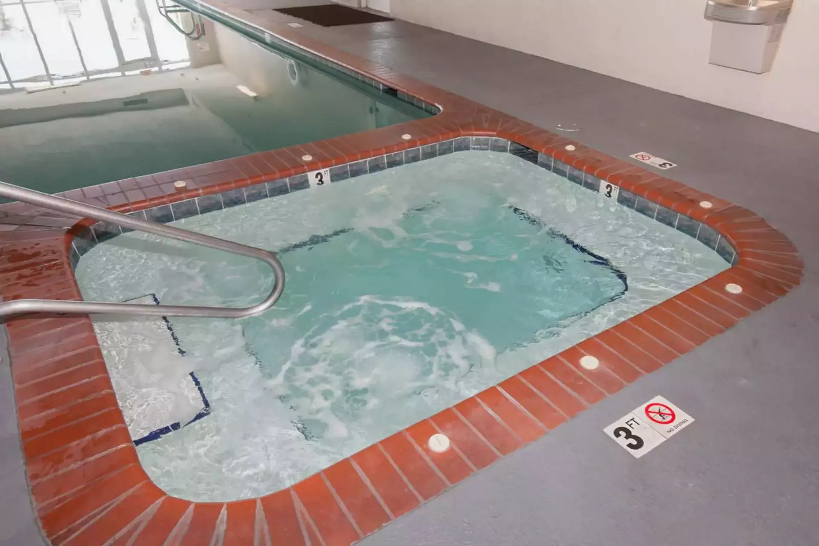 Community indoor hot tub