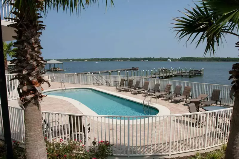 Alternate view of pool and Little Lagoon