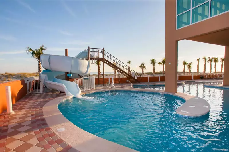 Community pool/water slide