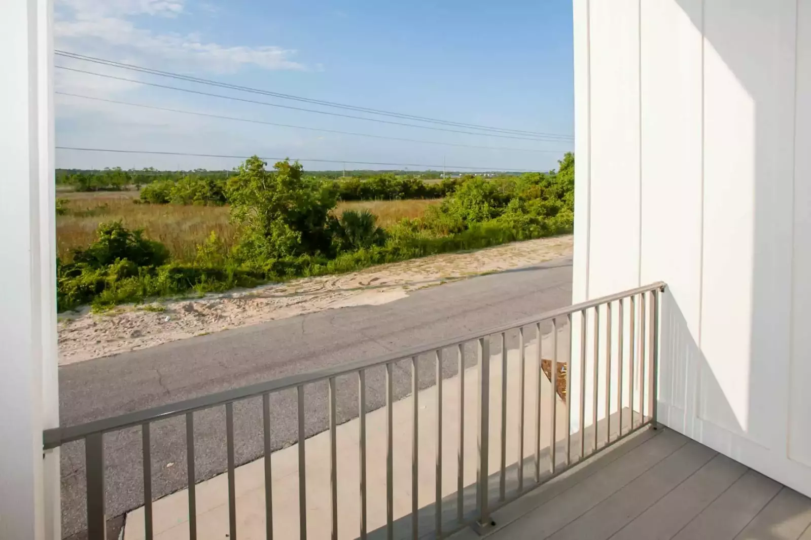 View from private balcony