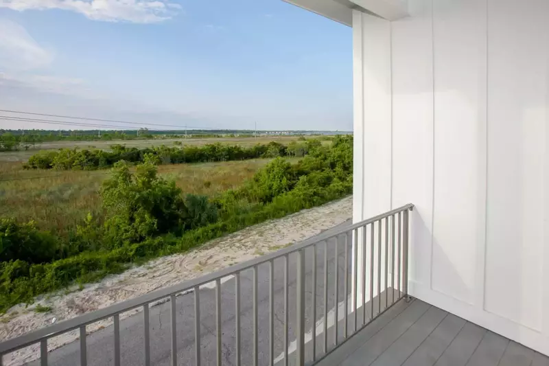 View from private balcony