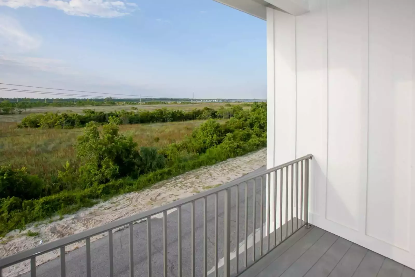 View from private balcony